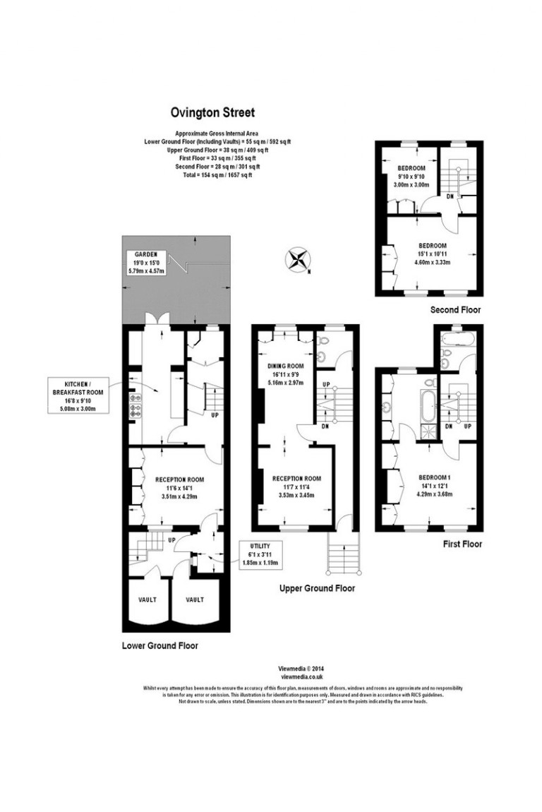 Floorplans For Ovington Street, Chelsea, SW3