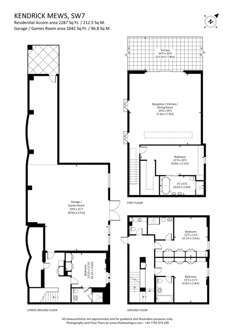Floorplans For Kendrick Mews, South Kensington, SW7