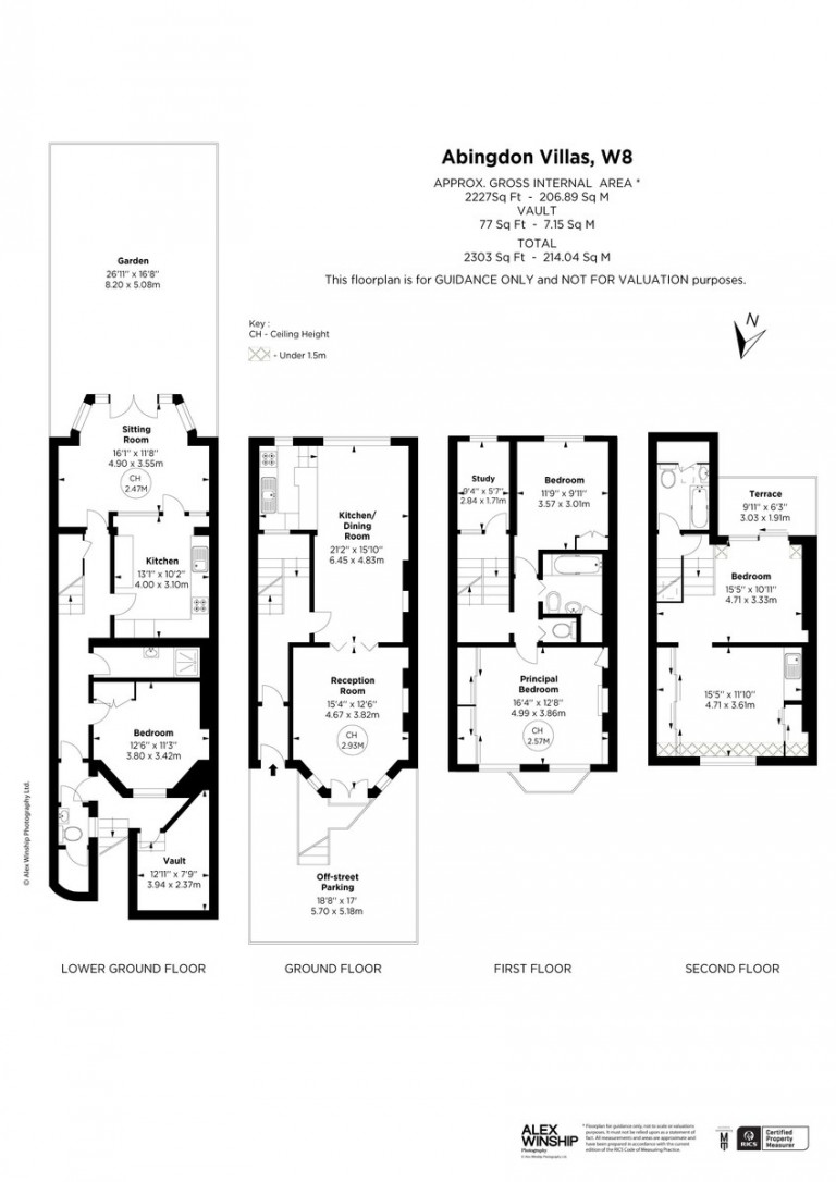 Floorplans For Abingdon Villas, Kensington, W8