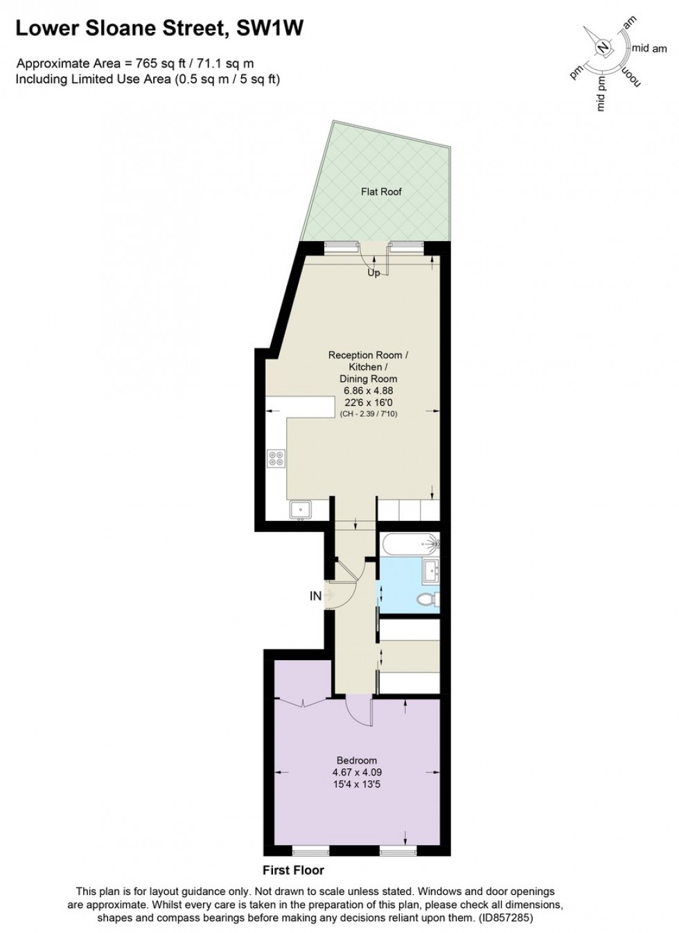 Floorplan for Lower Sloane Street, Sloane Square, SW1W