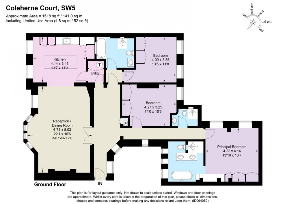 Floorplan for Coleherne Court, The Little Boltons, SW5