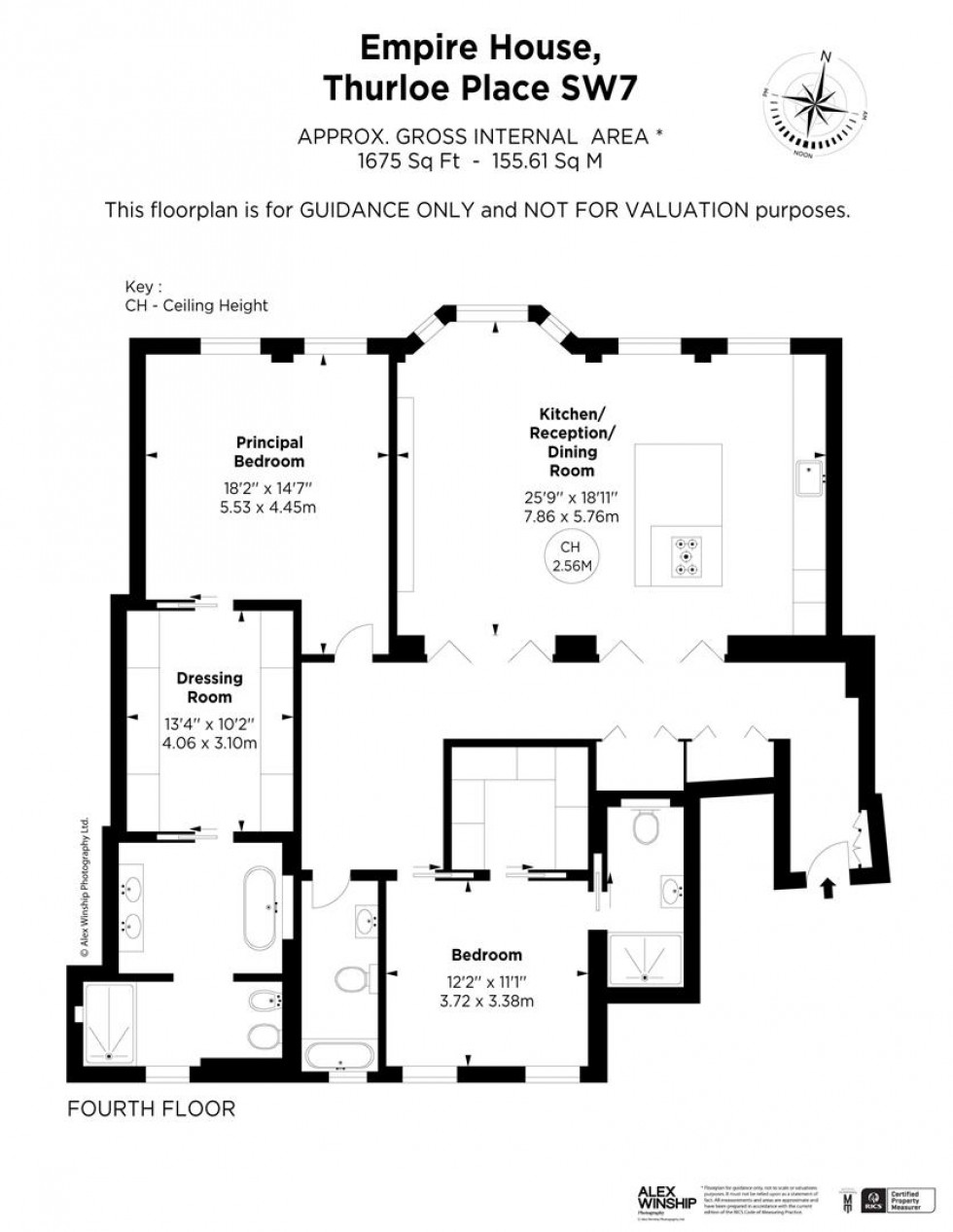 Floorplan for Empire House, Thurloe Place, SW7