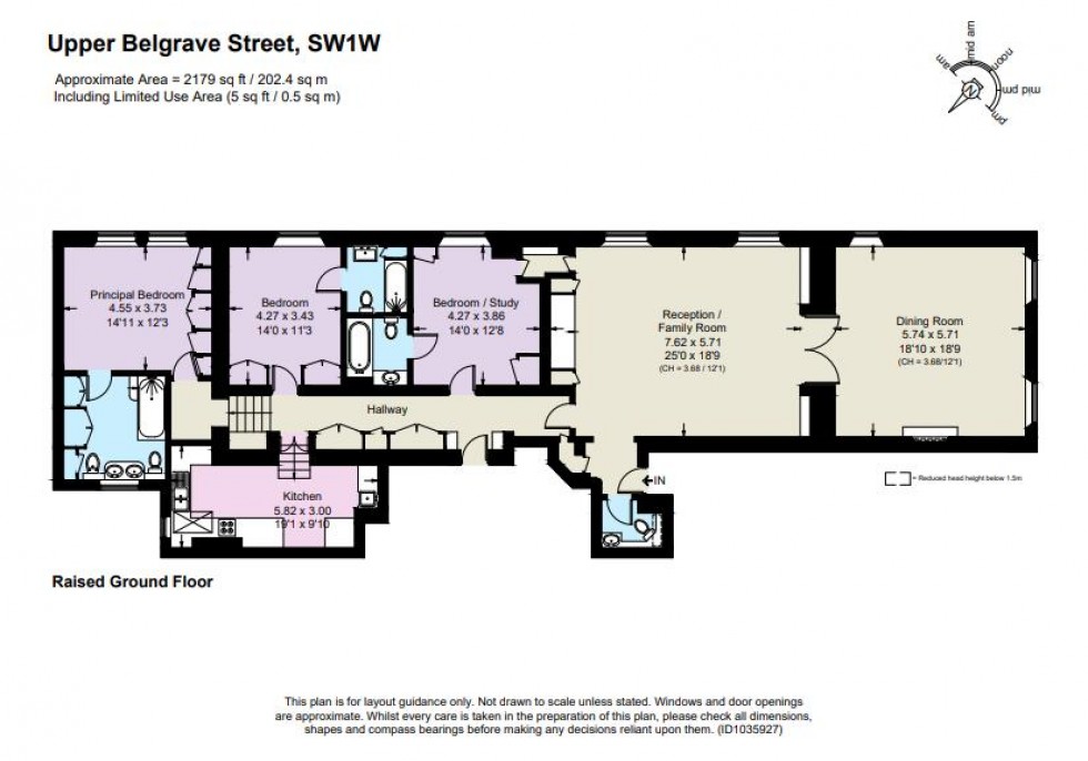 Floorplan for Upper Belgrave Street, Belgravia SW1X