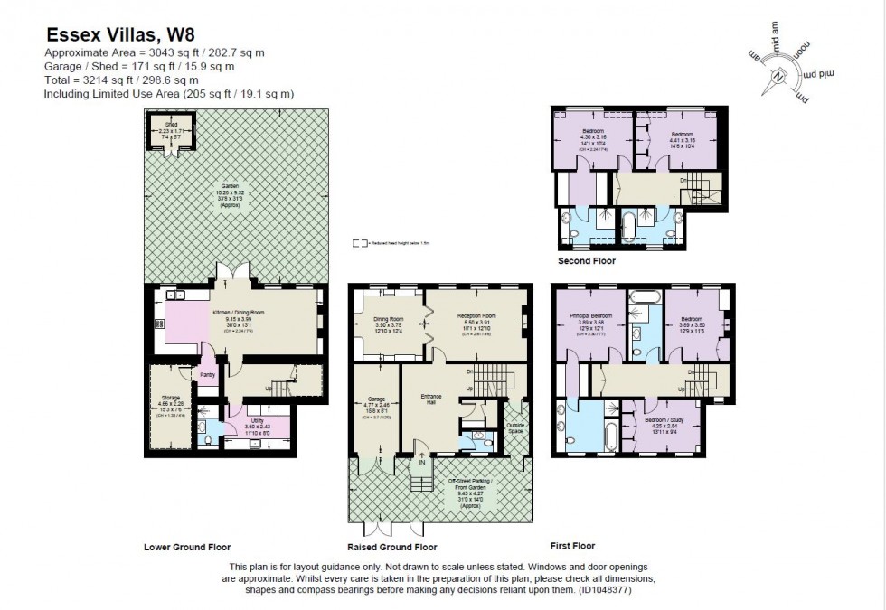 Floorplan for Essex Villas, Kensington, W8